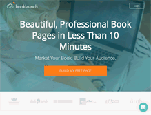 Tablet Screenshot of booklaunch.io